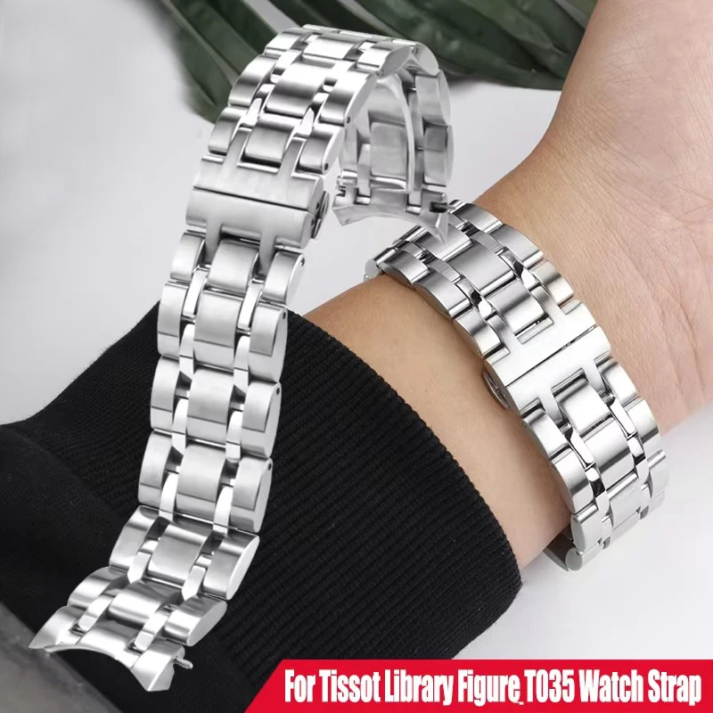 

Аксессуары для часов 22 мм для Tissot 1853 Couturier T035 ремешок из нержавеющей стали T 035617 А Т 035407 А Т 035627 Мужской деловой спортивный ремешок
