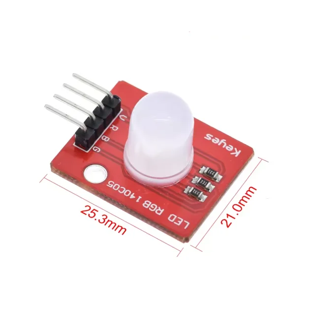 RGB full-color LED module electronic building block 5V tri color compatible 10mm high brightness LED module