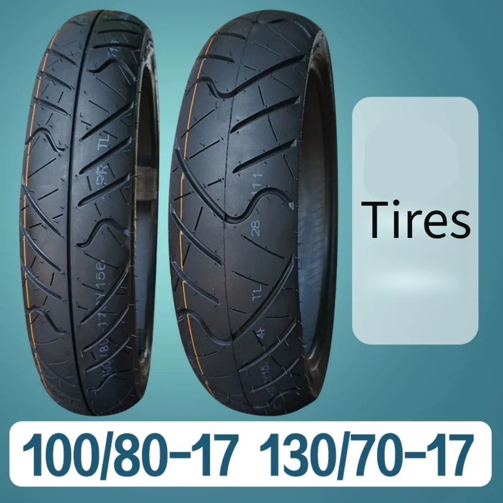 100/80-17 130/70-17 Motorcycle Tubeless Outer Tire For Qianjiang Blue Dragon QJ150-17A Front Rear