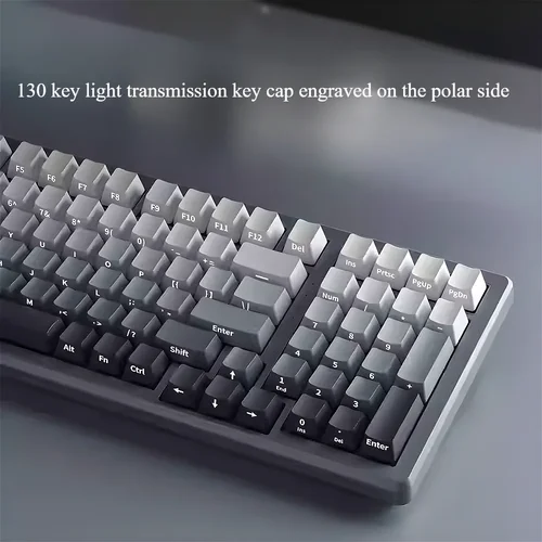 Imagen 2 del producto 2025 nuevas teclas originales de cereza con luz diurna PBT translúcido Color degradado grabado lateral personalizado para teclados mecánicos MX