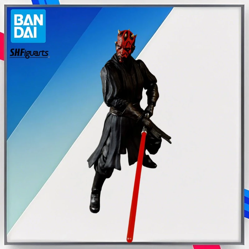 

100% оригинал BANDAI S.H.Figuarts SHF Darth Maul STAR WARS The Phantom Menace в наличии аниме фигурки модели игрушки