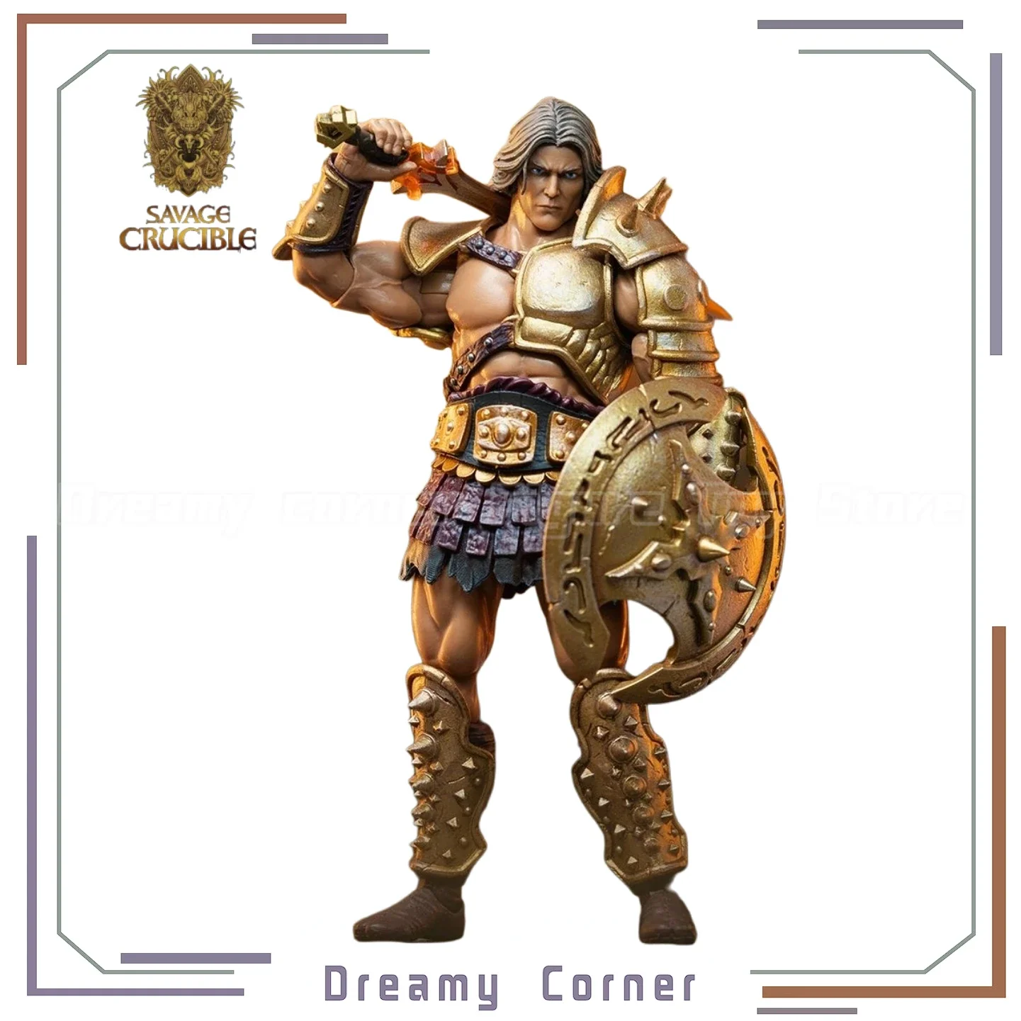 【In Stock】Original Savage Crucible Savage Furnace Barbarian Series WhoMan 1/12 Action Figure Toys