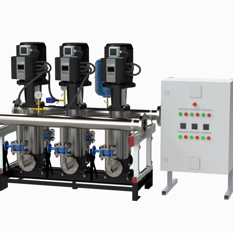 TLF High Performance Wall Mounted 3 Phase Outdoor OEM Plc Control Panel VFD Controller Cabinet Box for Water Pump