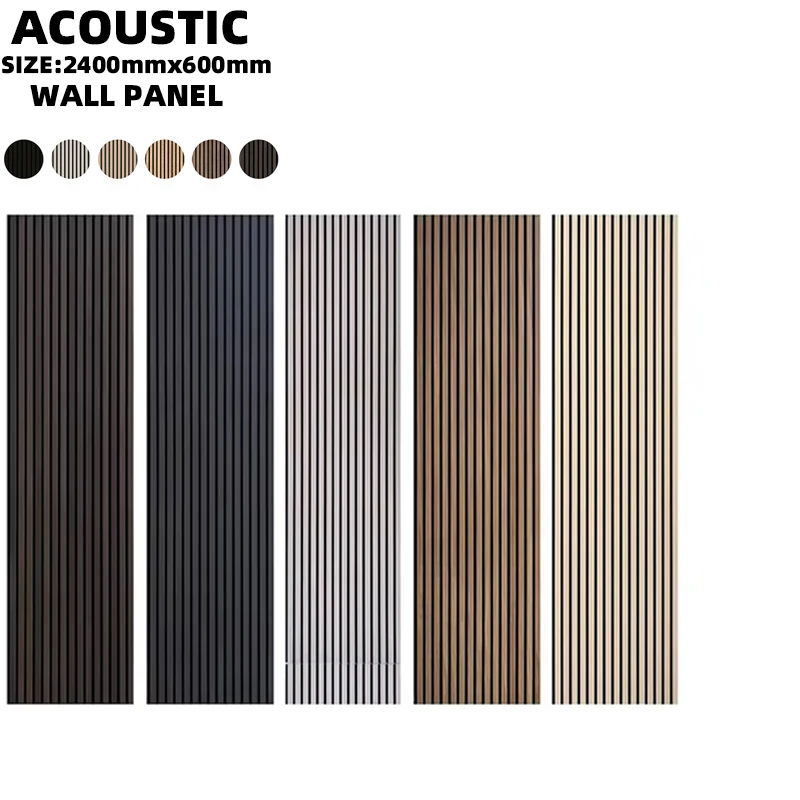 

High Quality Modern Interior Acoustic Wall Panel Decoration MDF Soundproofing Wall Panels Custom Acoustic Wood Wall Panel