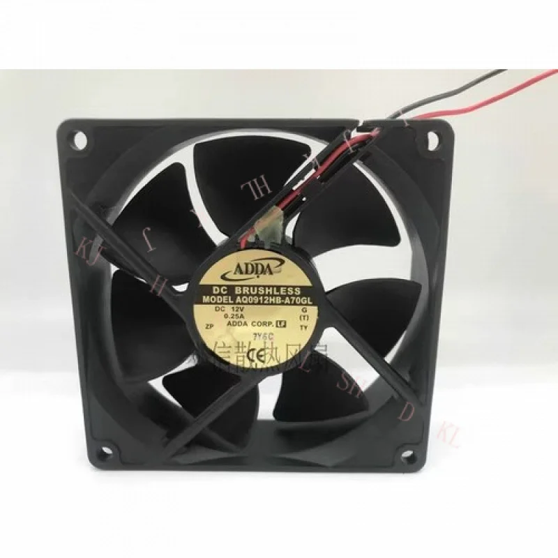 

N NEW FOR ADDA 9225 AQ0912HB-A70GL DC12V 0.25A 92*25MM Cooling Fan
