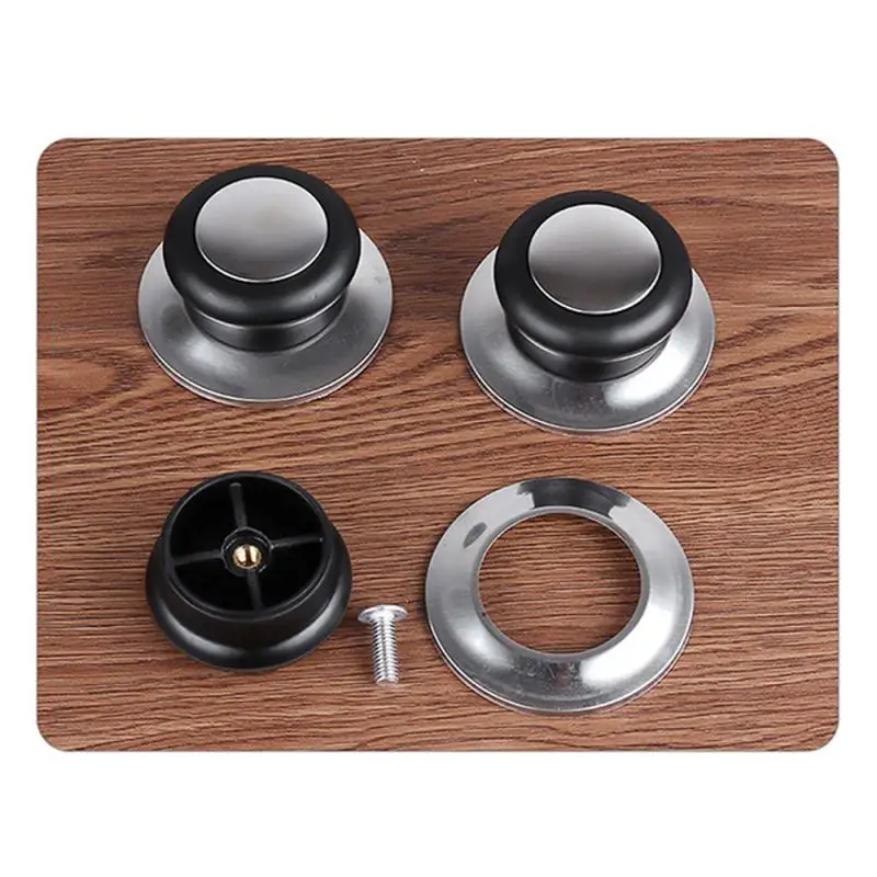 Replacement Knob Handle For Glass Lid Knob Handle Stainless Steel Pot Pan Cover Cookware Handle Accessories Kitchen Tools