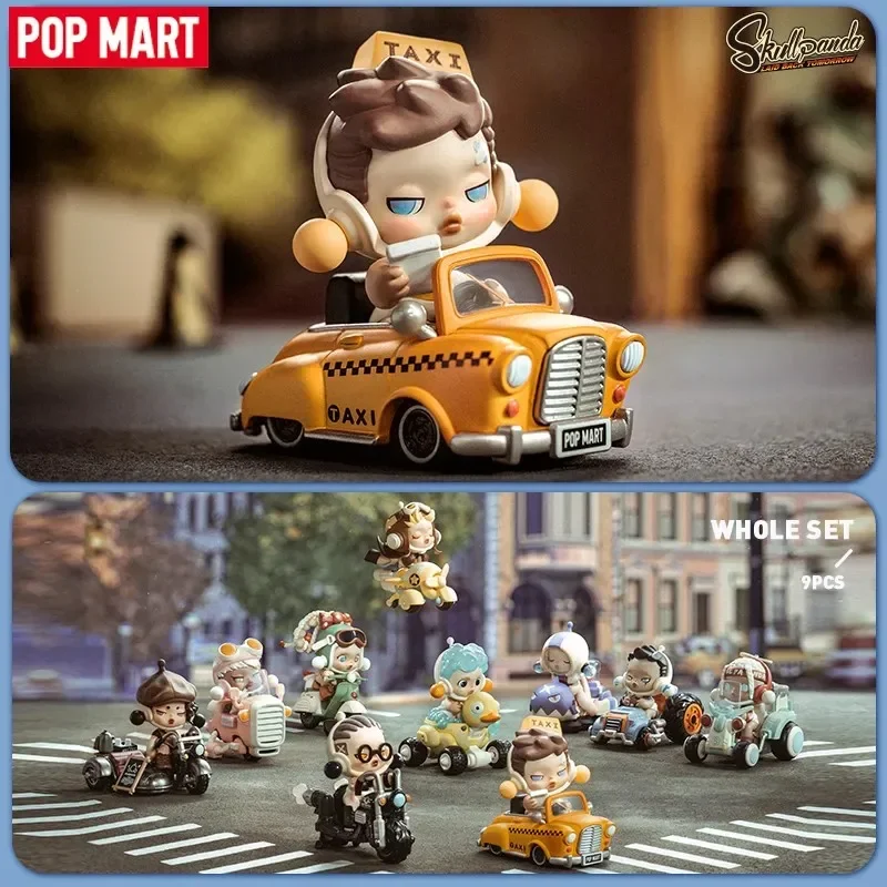 POP MART Skullpanda Laid Back Tomorrow Series Blind Box Toys Guess Bag Mystery Box Mistery Caixa Action Figure Surpresa Cute Mod