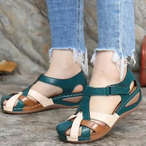 Mode Frauen Sandalen Wasserdichte Slip auf Runde Weibliche Hausschuhe Casual Komfortable Outdoor-Mode Sommer Plus Größe Schuhe Frauen – Detail 7