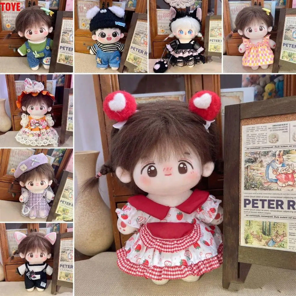 

Dress Up 20cm Cotton Doll's Clothes Changing Lolita Doll Lolita Dress Multicolor Fashion Star Doll Clothes
