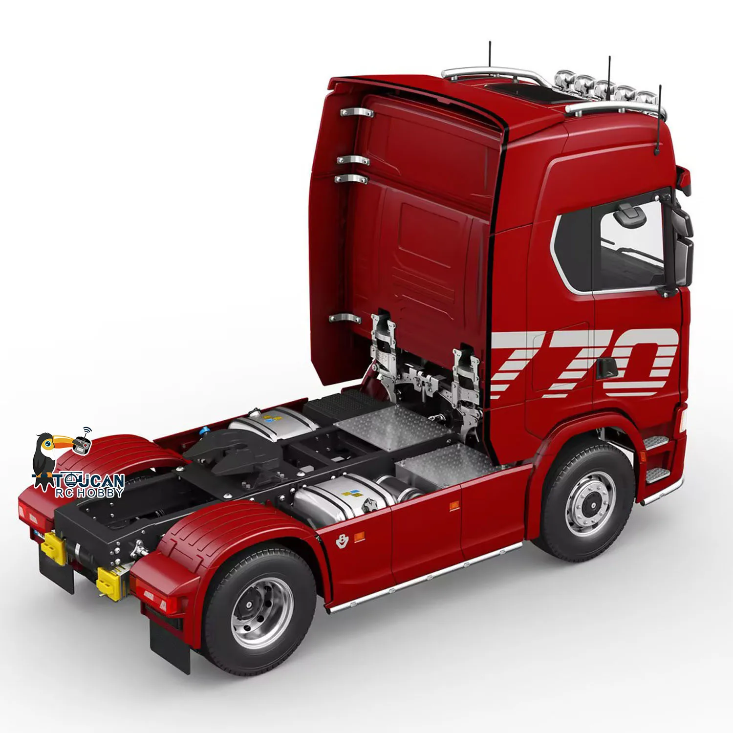 New 1/14 KABOLITE 4x2 RC Tractor Truck 770S Remote Control Cars 2 Speed Gearbox Differential Locks Electric Cars Models - view 6