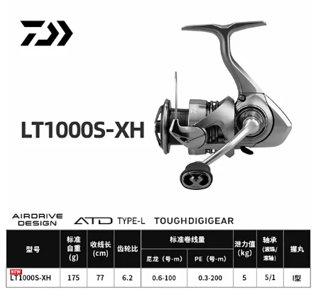 2023 Original DAIWA EXCELER LT 1000 2000 2500 3000 4000 5000 6000