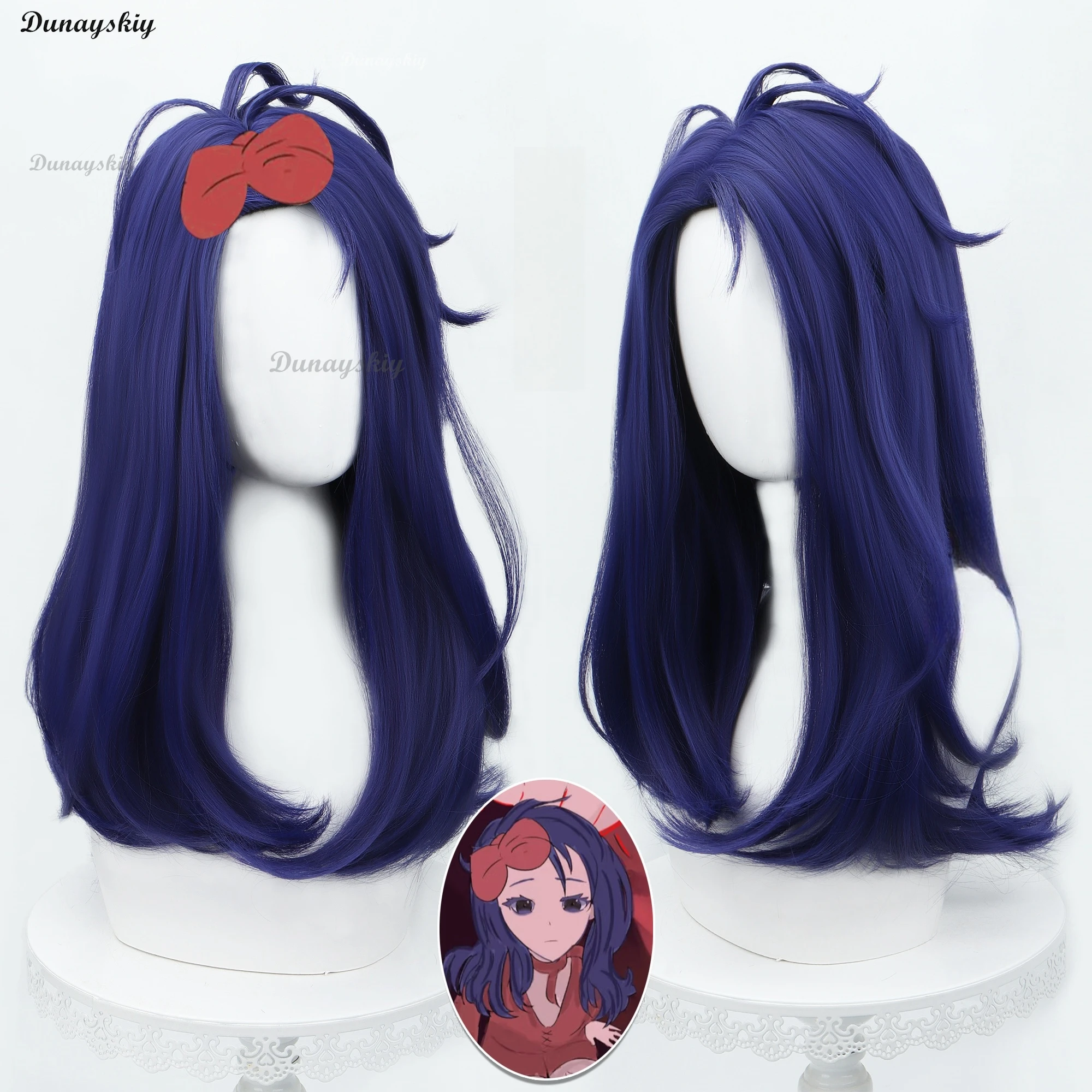 Mita Mila Game Miside Horror Мита The Mitas Sleepy Cute Girlfriend Cosplay Wig Girl Women Cos Halloween Roleplay Props