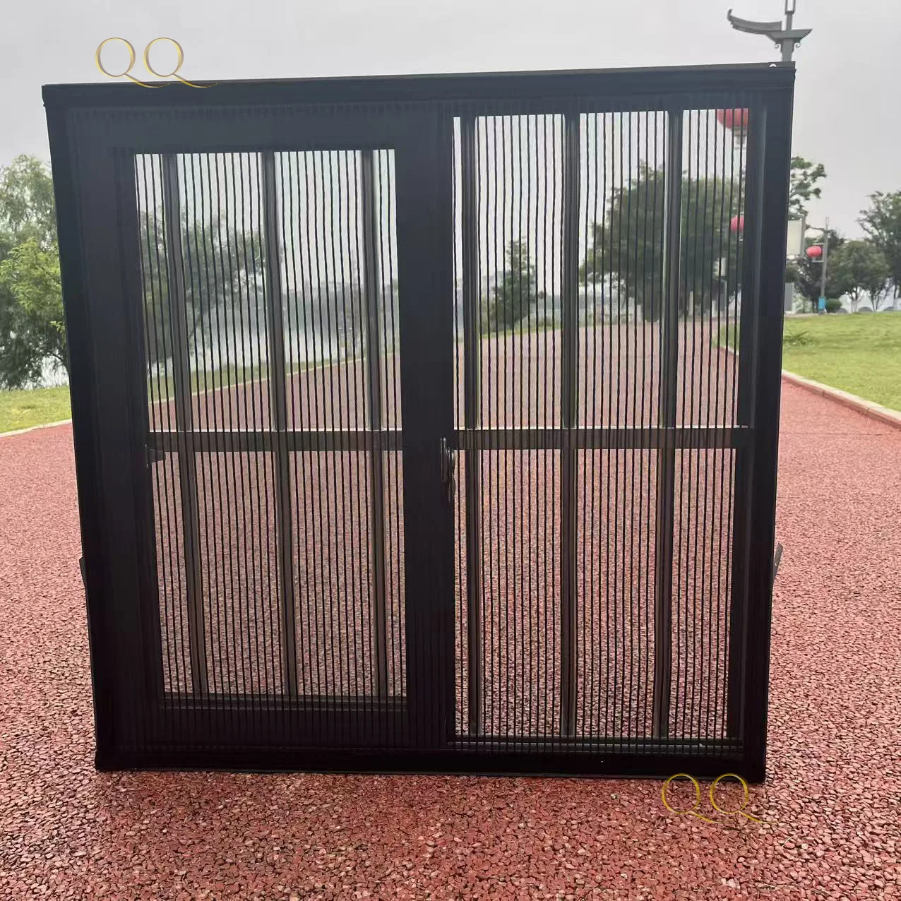 Window Mosquito Screen, Gray Diamond Mesh, Dust-Proof, Durable, Self Installing, Home Without Punching, Customizable Size