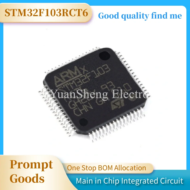 STM32F103RCT6 100% Brand New Original STM STM32F STM32F103 STM32F103RC STM32F103RCT MCU LQFP-64