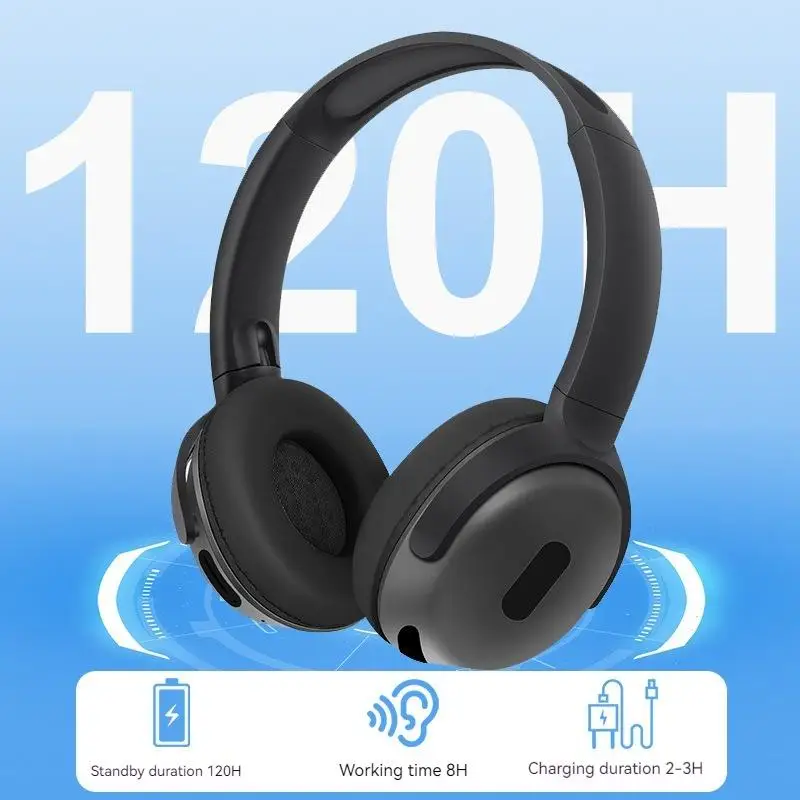 Foldable Wireless Headphones Bluetooth Sports Earphones Hifi Stereo Noise Cancelling Headphones with Mic Over Ear Gamer Headsets