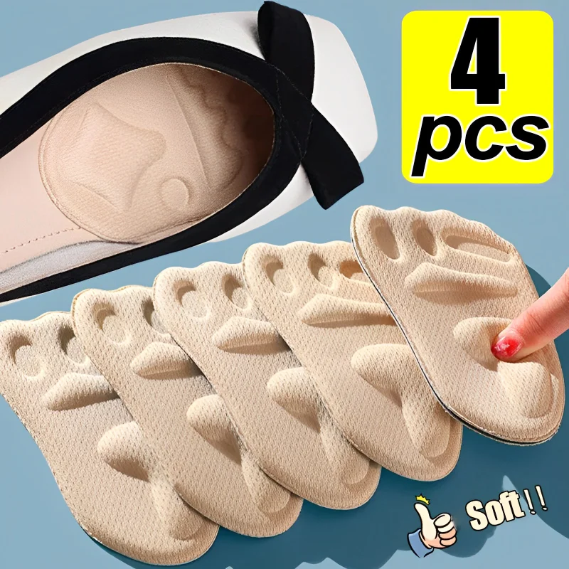 Women High Heel Forefoot Pad for Shoes Insert Half Insoles Plantar Fasciitis Pain Relief Comfortable Foot Care Massaging Toe Pad