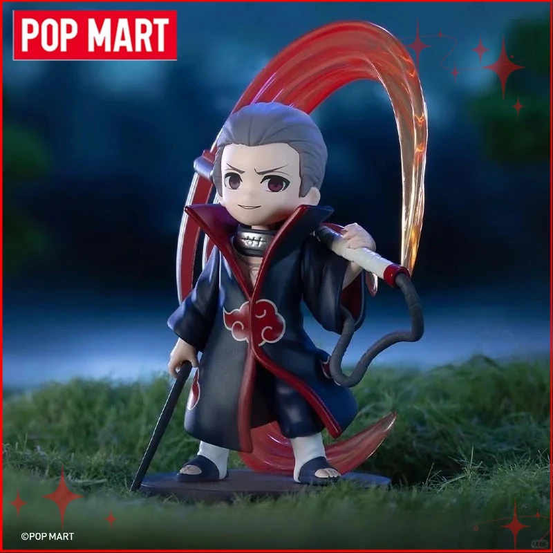 Original POPMART GONG Naruto Shippuden Akatsuki Arc Serie Blind Box Anime Figur Ornamente Sammlungen Weihnachtsgeschenke