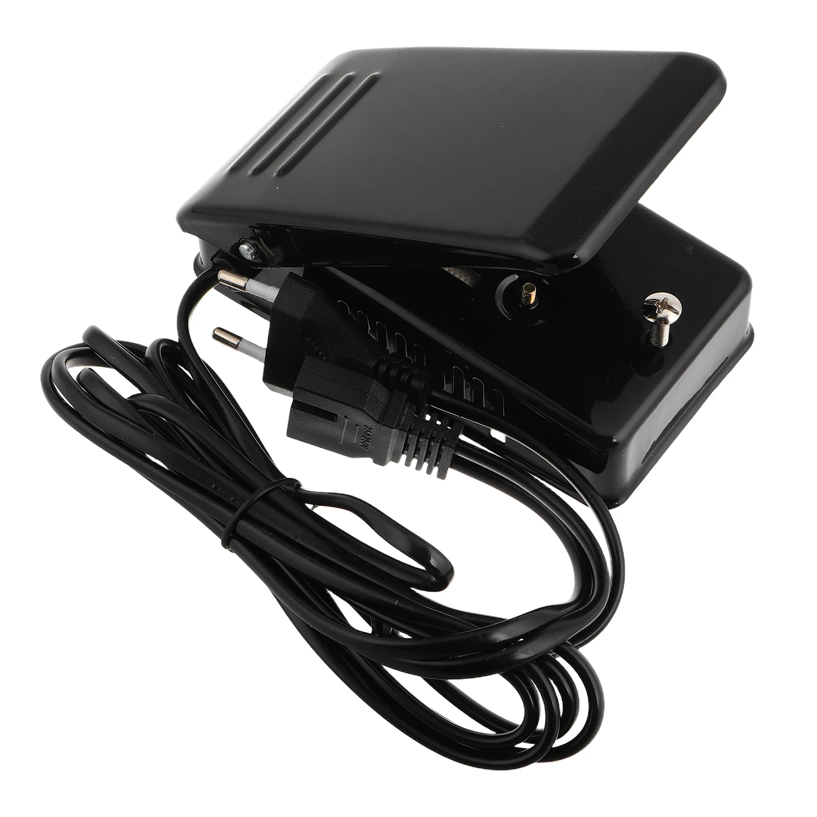 

Sewing Machine Foot Pedal Black Iron 3-Hole Easy Install Durable Replacement Cord For Home Sewing Machine Accessory Part