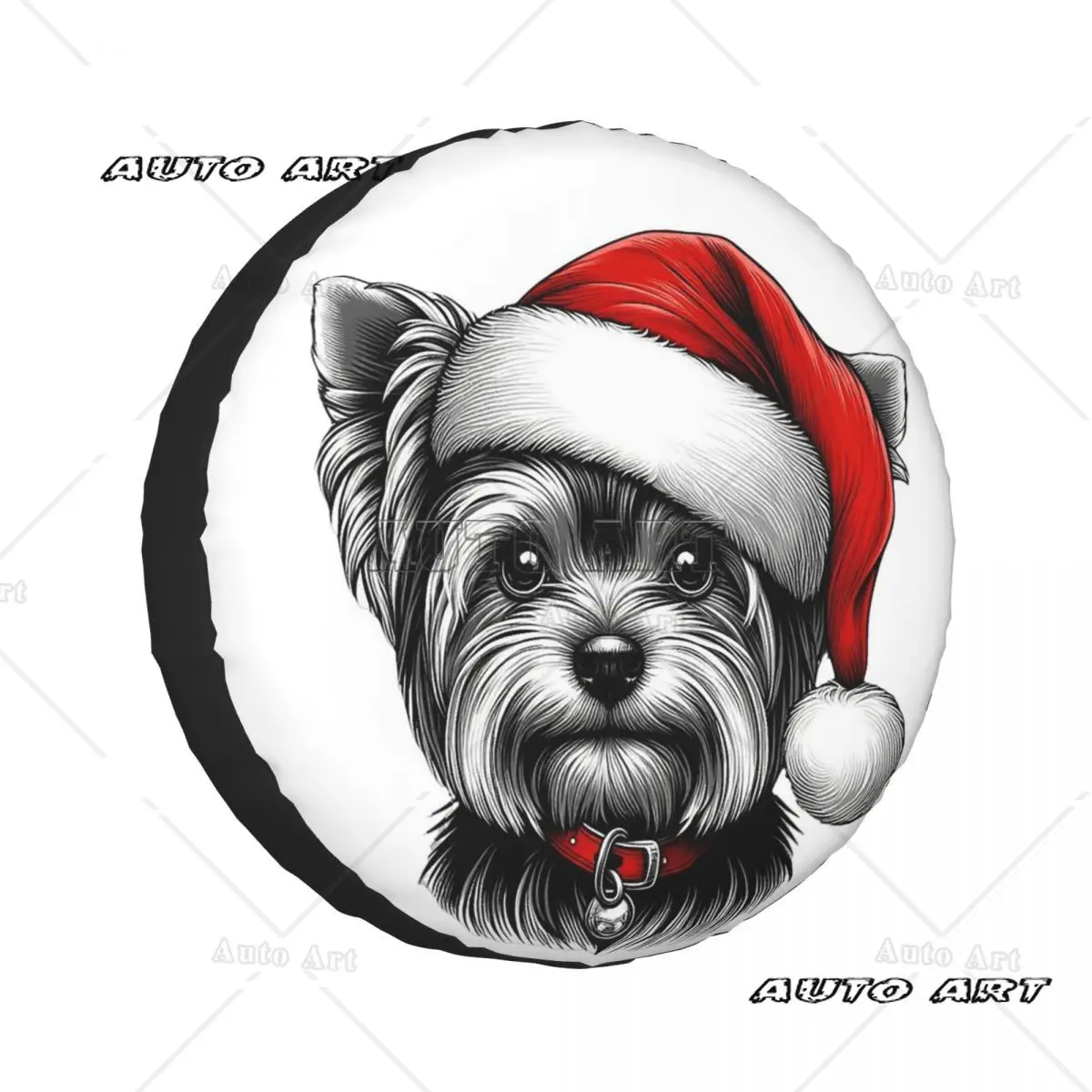 

Очаровательный чехол на запасное колесо для собак йоркширского терьера на заказ, защитный чехол для колес автомобиля, универсальный чехол для грузовика, кемпинга, путешествий