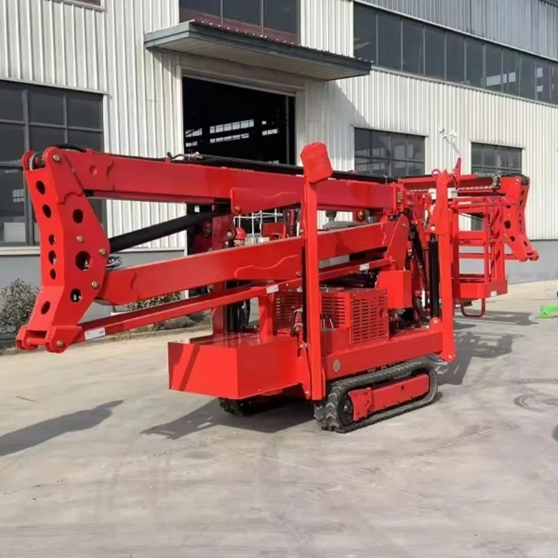 YG Customized Diesel Engine Lifting Table Tracked Spider Boom Lift