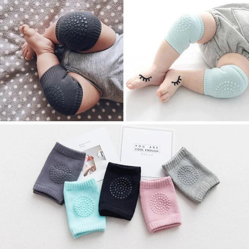 Anti Slip Baby Knee Pads Girls Boys Safety Crawling And Walking Elbow Pad 0-5Y Children Protector Kneepad Infants Cushion 1Pair