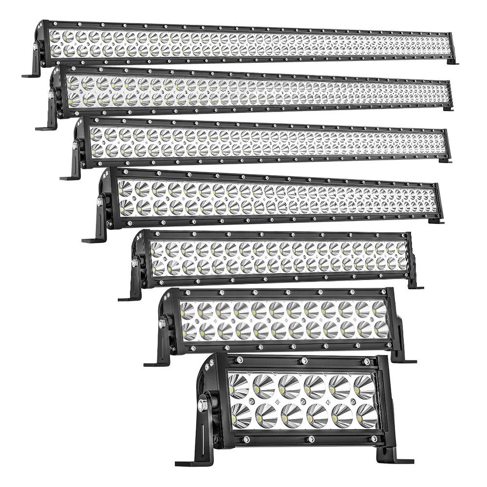 LED  explosion double row explosion strip off-road roof driving LED spotlights