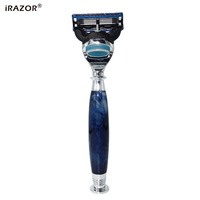 iRAZOR New Professional 5-Layer Fusion Face Razor for Shaving Men Manual Reusable Barber Shaver Machine Accessories