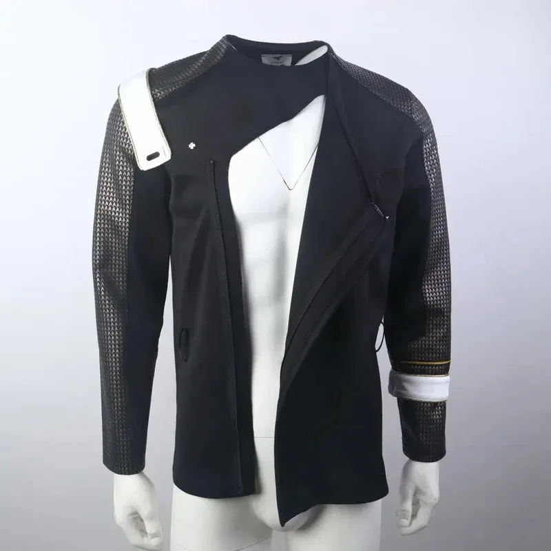 لعوالم جديدة غريبة الكابتن بايك ملم سترة سوداء SNW Starfleet موحدة قمصان تأثيري حلي ؛ 3 ، c'5.b ؛ 8'