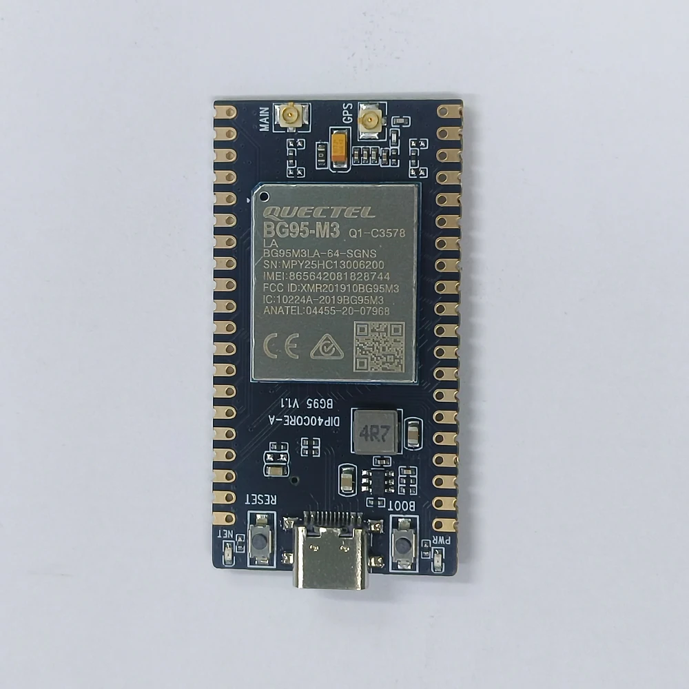 QUECTEL BG95 LPWA+GSM+NBIOT+CA 40PIN DIP PCBA Mini Development Board With SIM Card Slot With GPS Wireless