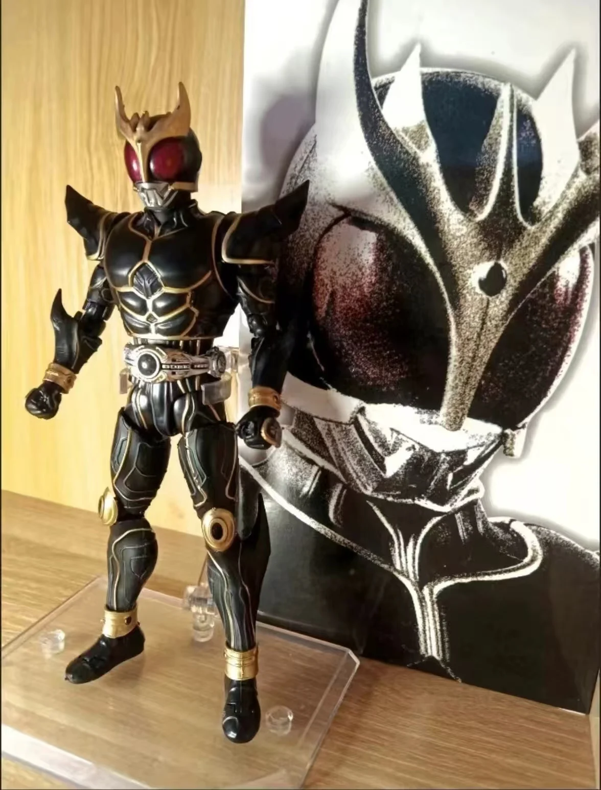 SHF-Figurine d'action de mobilité articulée d'anime, Kamen Rider, UlOscar Kuuga, jouets en PVC pour enfants, collection de beurre, cadeau d'ornement, modèle fait main