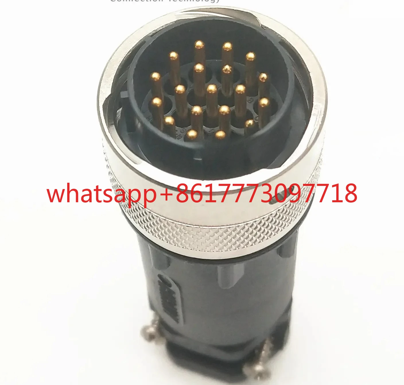 

SourIAU Industrial 19 core plug male 19 core male+PG tail clamp+19 pin