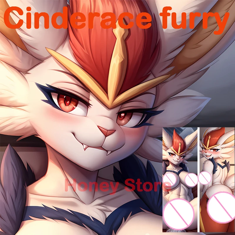 

Dakimakura Cinderace furry Double sided pillowcase Equal body pillow sexy body pillow cover
