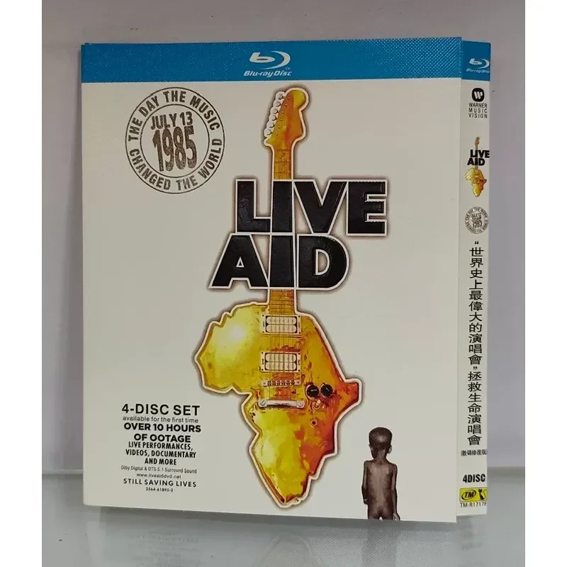 LIVE AIDS Saves Lives Concert Blu-ray Brand New Total Four Discs