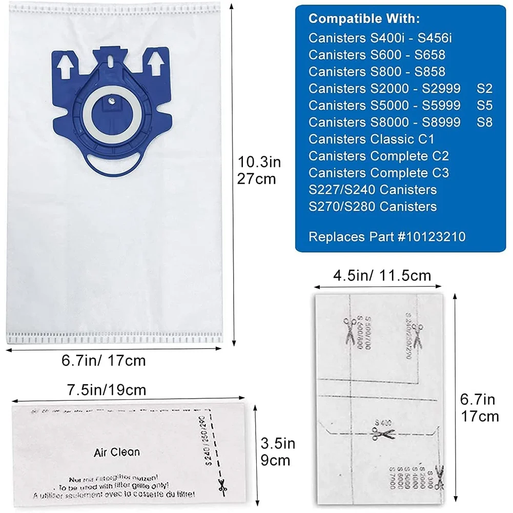 Worki do odkurzacza do odkurzacza Miele GN kompletne C3, kompletne C2, klasyczne C1, S400, S600, S800 torebki próżniowe odkurzane torby