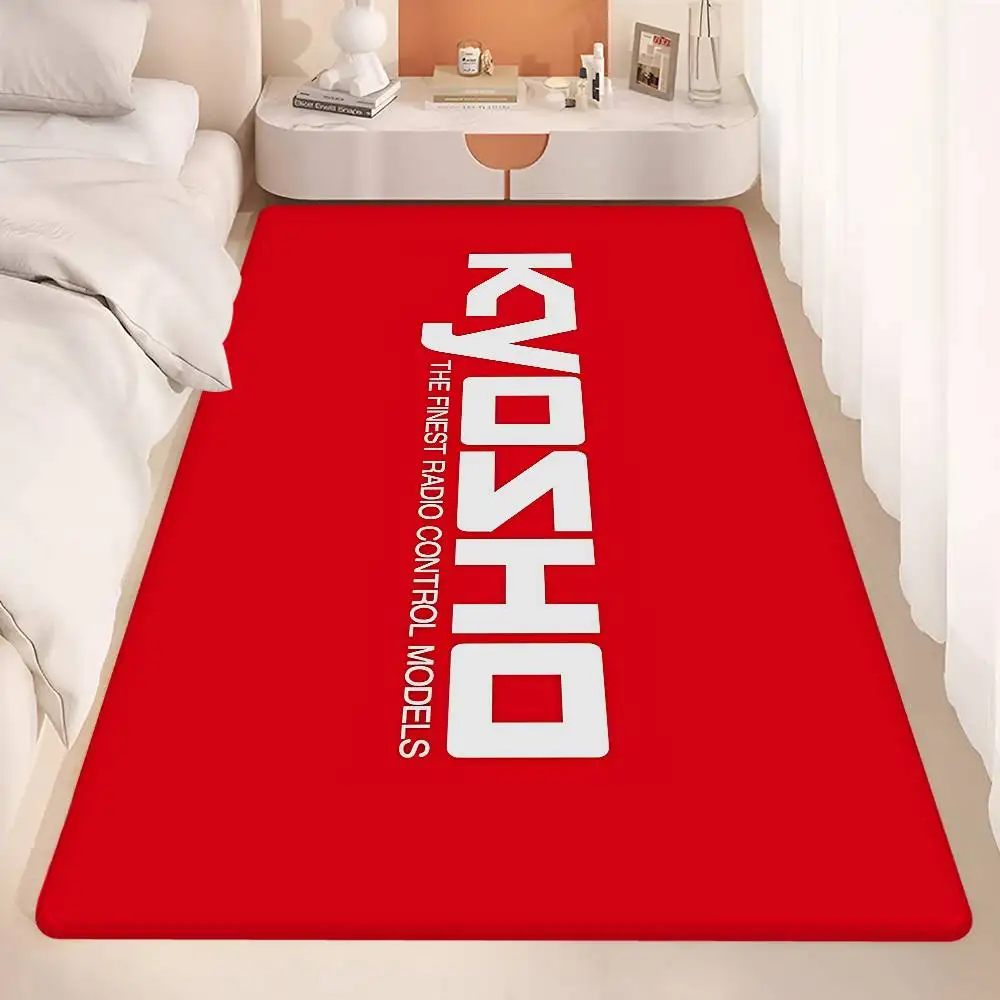 Kyosho Japan RC Logo Door Mat Kids Room Bedroom Decoration Balcony Anti-Slip Doormat Living Room Doormat Area Rug