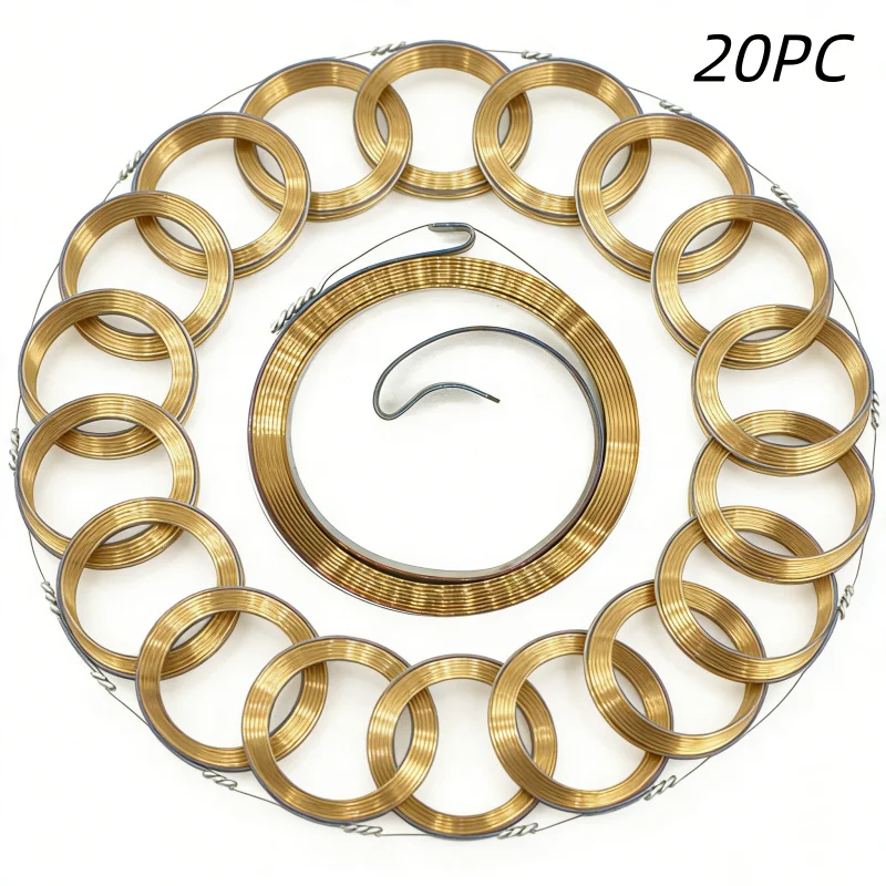 LUSQI 1/20PC Recoil Pull Starter Spring Fit For Honda GX160 GX200, GX120 168F Engine 52cc 4500W Petrol Generator Accessories