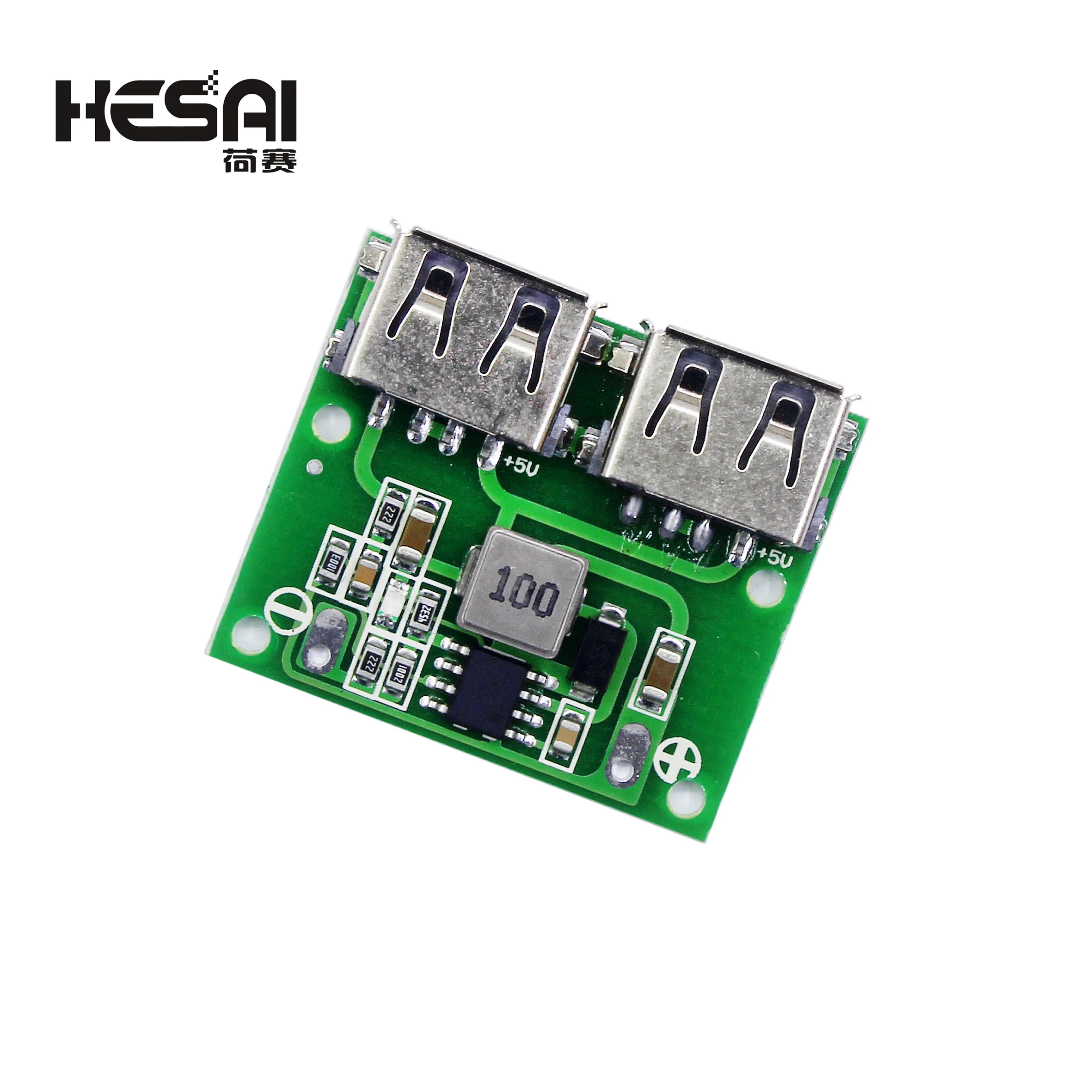 12V/24V To 5V Dual Socket 3A DC-DC Vehicle Charging Voltage Regulator Charging Module HW-681