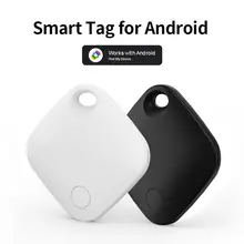 Rastreador GPS Bluetooth para dispositivos Android Tag funciona com Google Find Hub App Key Finder Pet Smart Tag para Xiaomi Samsung Motorola