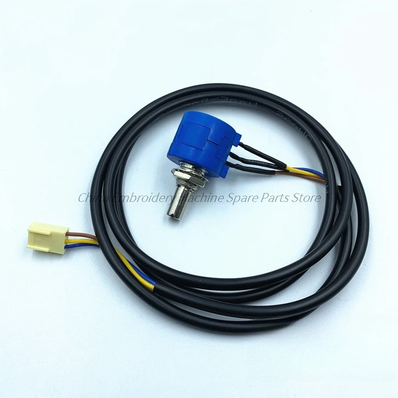 1PCS Needle Position Locator Color Change Locator Blue Potentiometer with Cable Computer Embroidery Machine Accessories