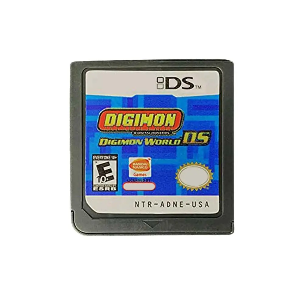 DS Game Digimon World Card Series Championship/Digimon World DS/Digimon World Dusk Video Game Console Card for NDS 3DS