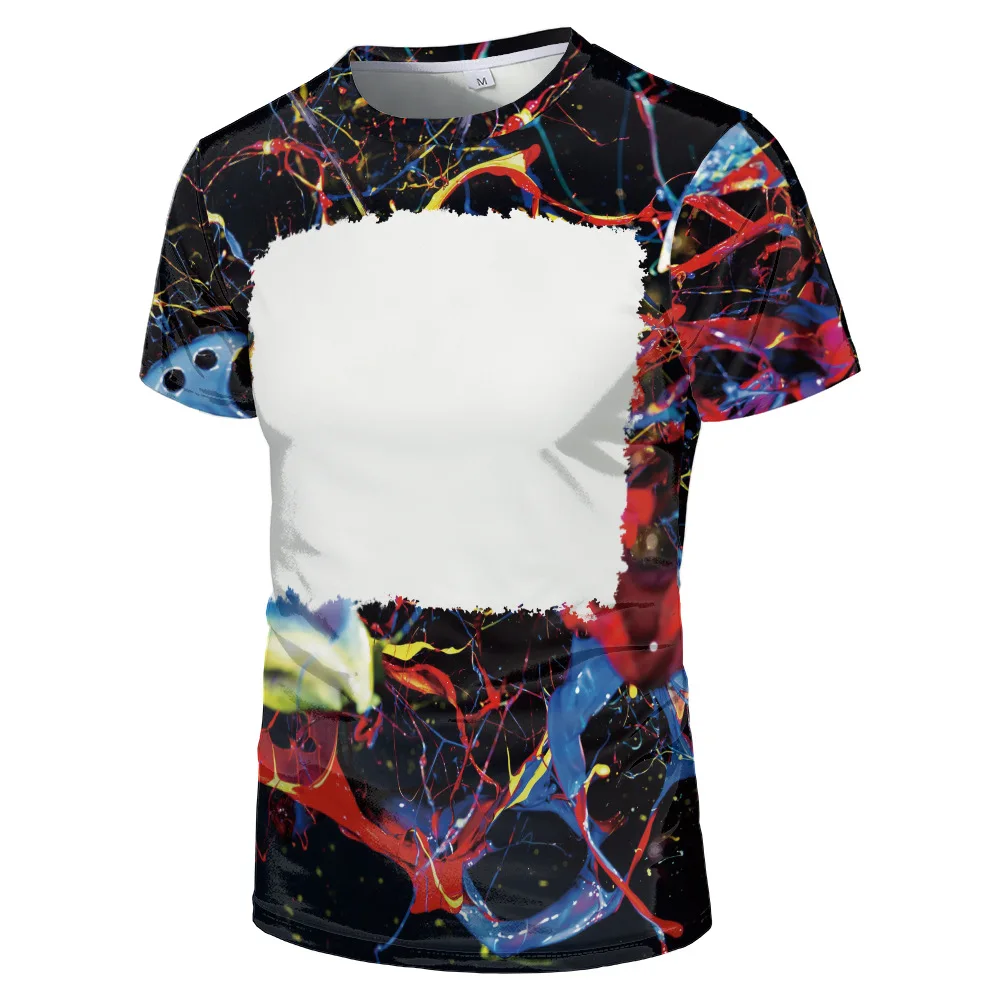 Polyester Tshirts Short-sleeved Modal Advertising Shirt Blank T-shirt Sublimation Culture Shirt Tops For Heat Transfer Print