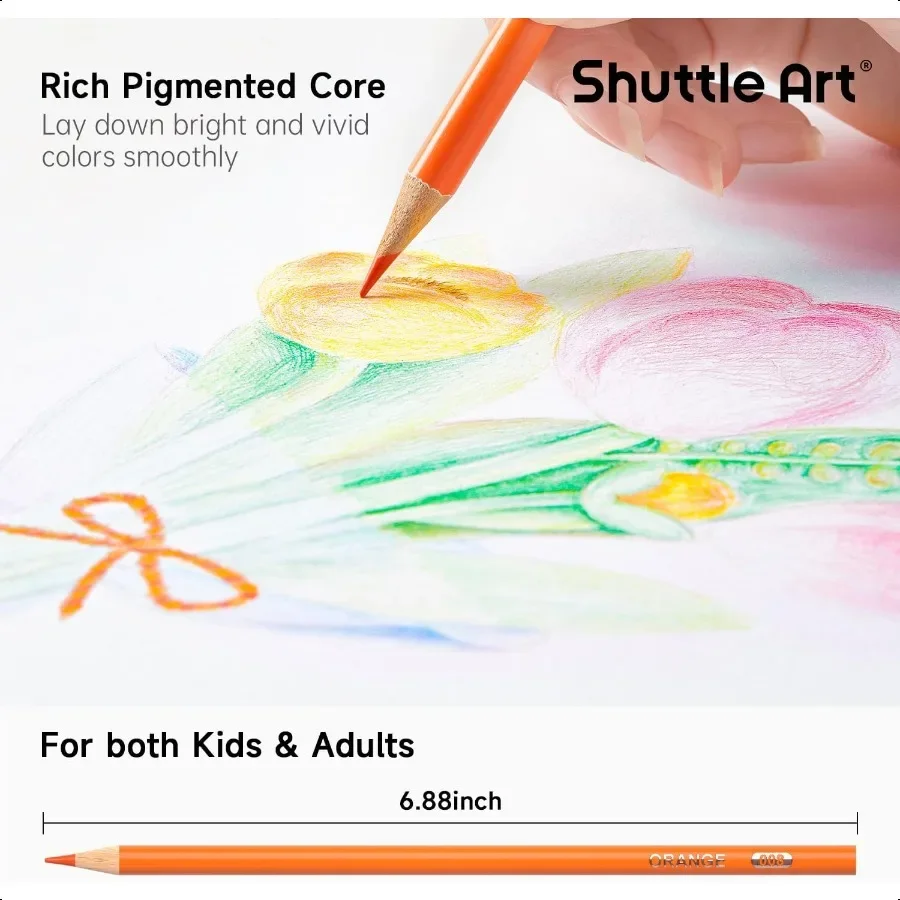 504 Matite colorate sfuse 12 colori vivaci Confezione da 42 Matite da colorare preaffilate Matita colorata in legno per aule degli insegnanti