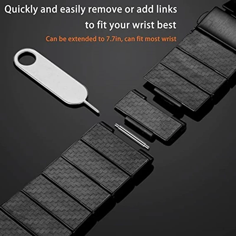 No Gaps Carbon Fiber Strap For Samsung Watch 6 5 4 44mm 40mm Bracelet Galaxy 6 4 Classic 43 47mm 42 46mm 5 Pro 45mm Correa Strap