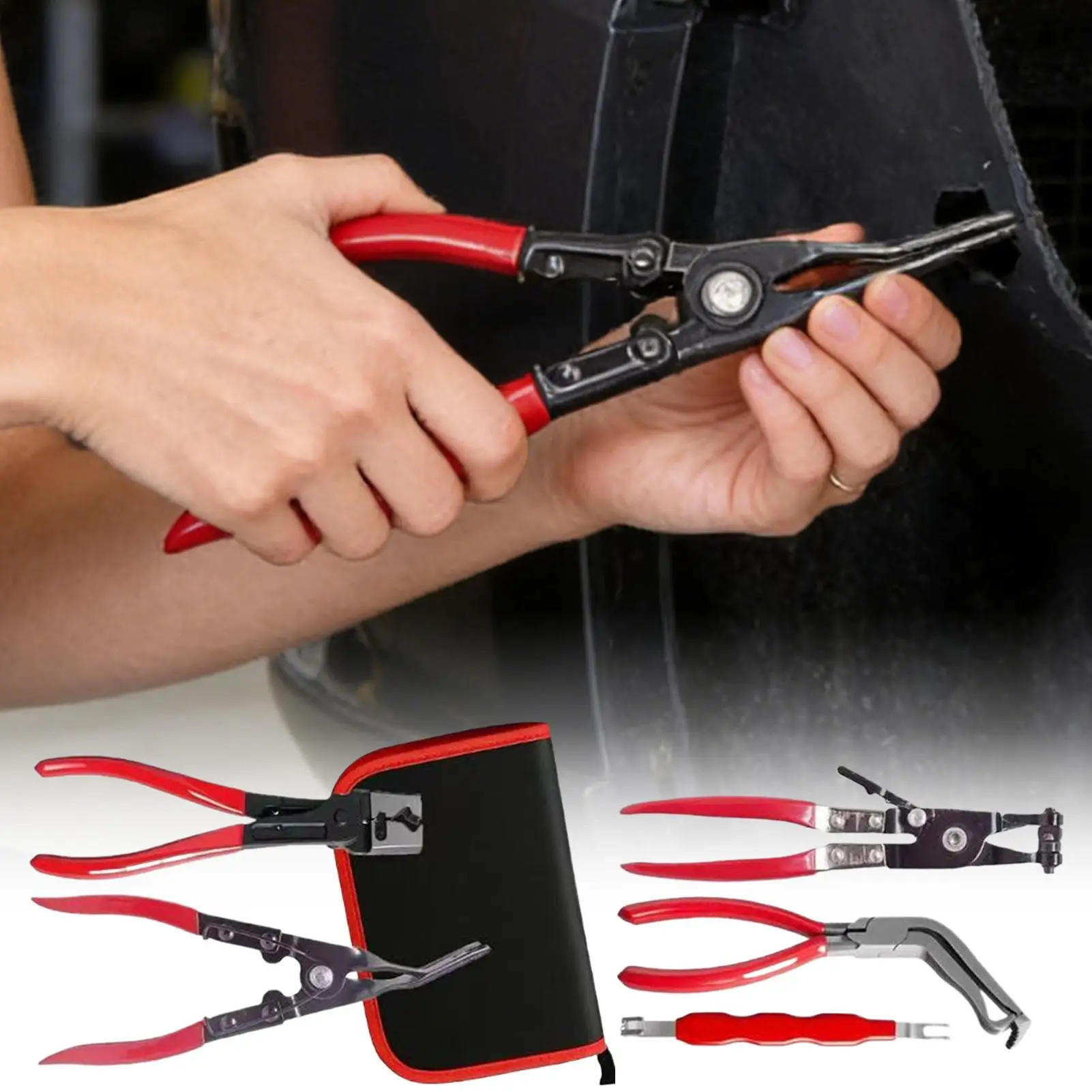 

Car Electrical Disconnect Pliers Auto Repair Tool Vehicle Hose Clamp For Mechanics Technicians Electricians Professionals