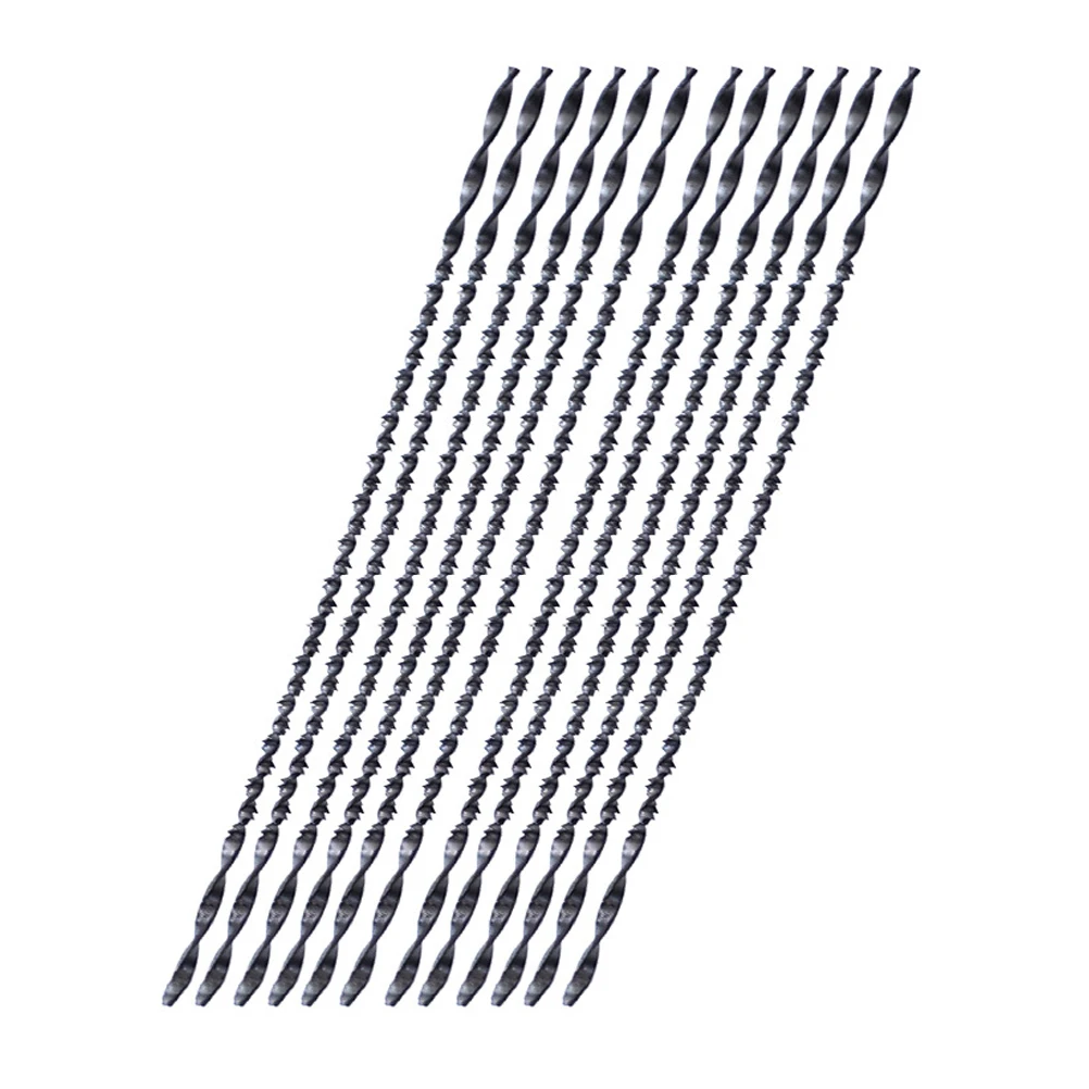 

12 Pcs Wire Saw Blade H Saw Accessories Spiral Teeth Cutting Blades Steel Mini U Shape DIY Tool Set Replaceable Sturdy Portable