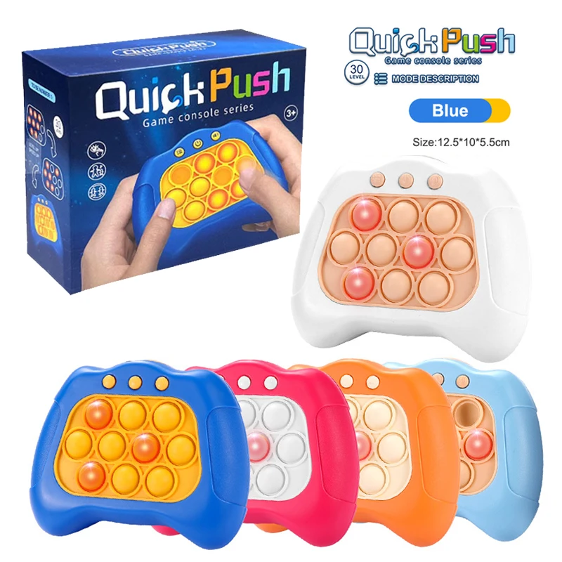 Hot Pop Quick Push Bubbels Game Console Grappige Whac-A-Mole Wedstrijdspellen Voor Kinderen Jongens En Meisjes Volwassen Fidget Anti Stress Speelgoed