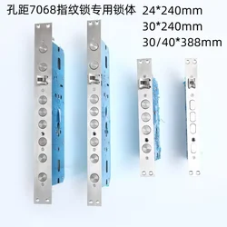 Smart Lock Body Size 7068 7568 Stainless Steel Finger Print Lock Body For Door Lock Case Fittings