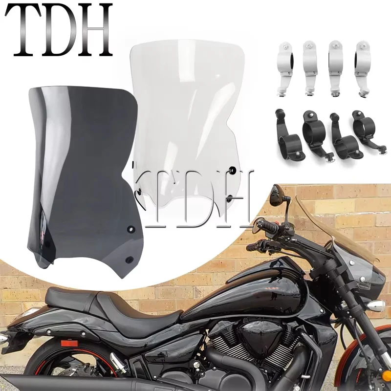 

M109R лобовое стекло передний обтекатель ветрозащитный спойлер дефлектор для Suzuki Boulevard M50 M90 M1800R VZR B.o.s. M109