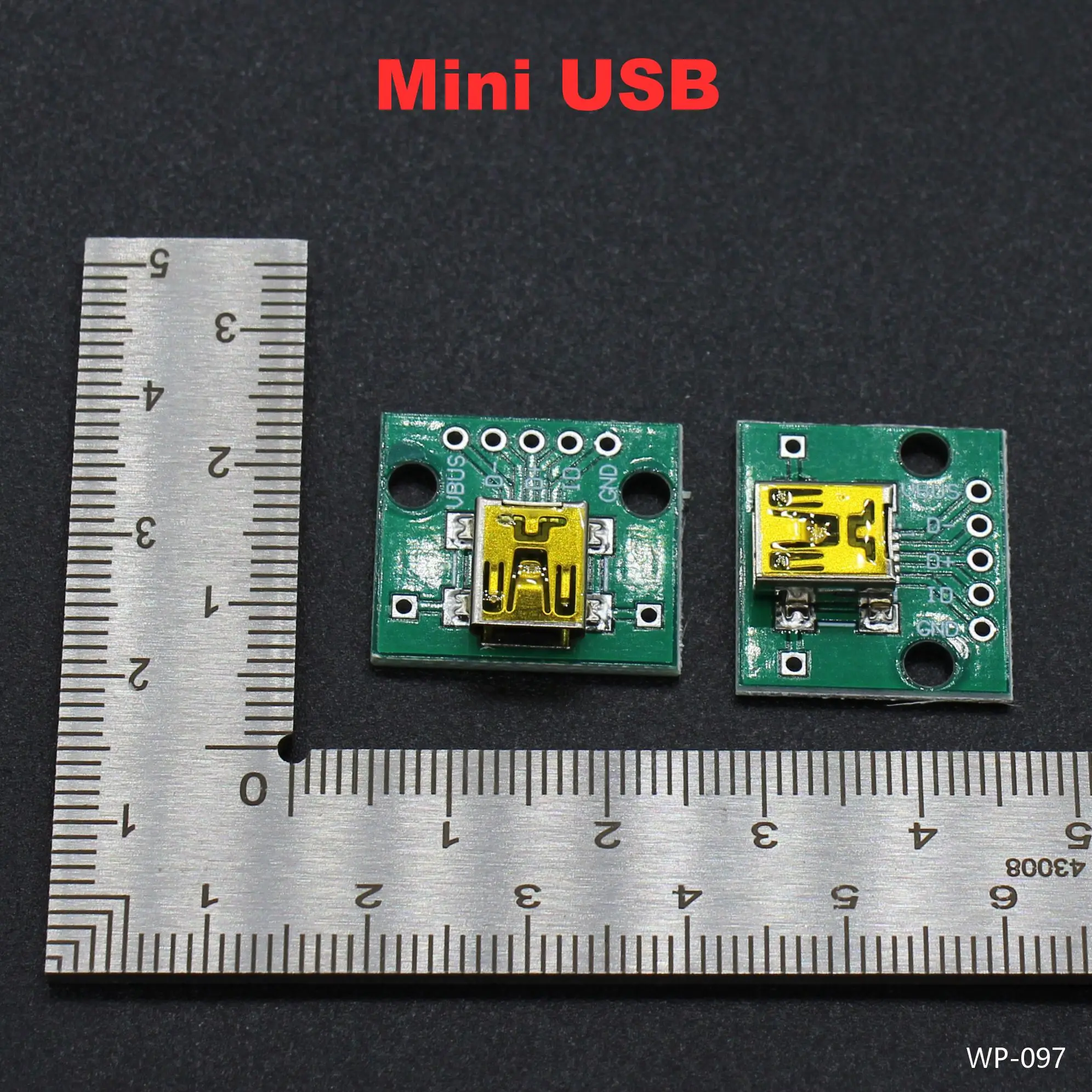 2pc 5pcs 10pcs Mini USB To DIP Adapter 5pin Female Connector B Type PCB Converter Breadboard USB-01 Switch Board SMT Mother Seat