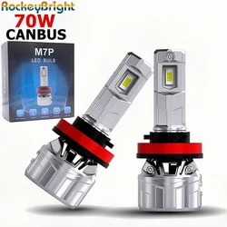 Super Bright M7P H7 LED Headlight 10000LM 12V-24V Mini Size Built-in Decoder H11 9005 HB3 Car LED Bulb